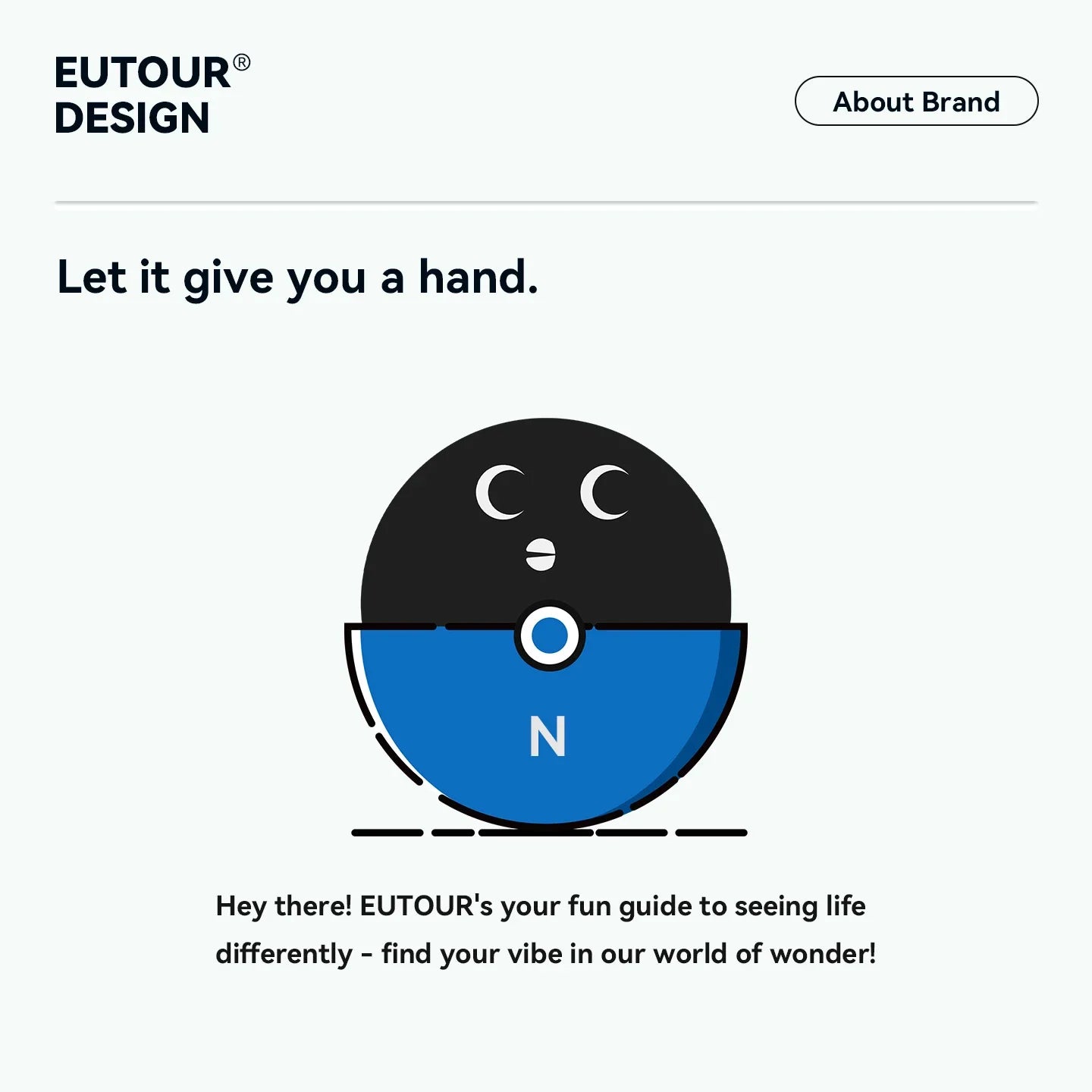 EUTOUR Unisex Magnetic Bead Analog Watch with Stainless Steel Strap And Unique Pointer Design Men's Magnetic Watch